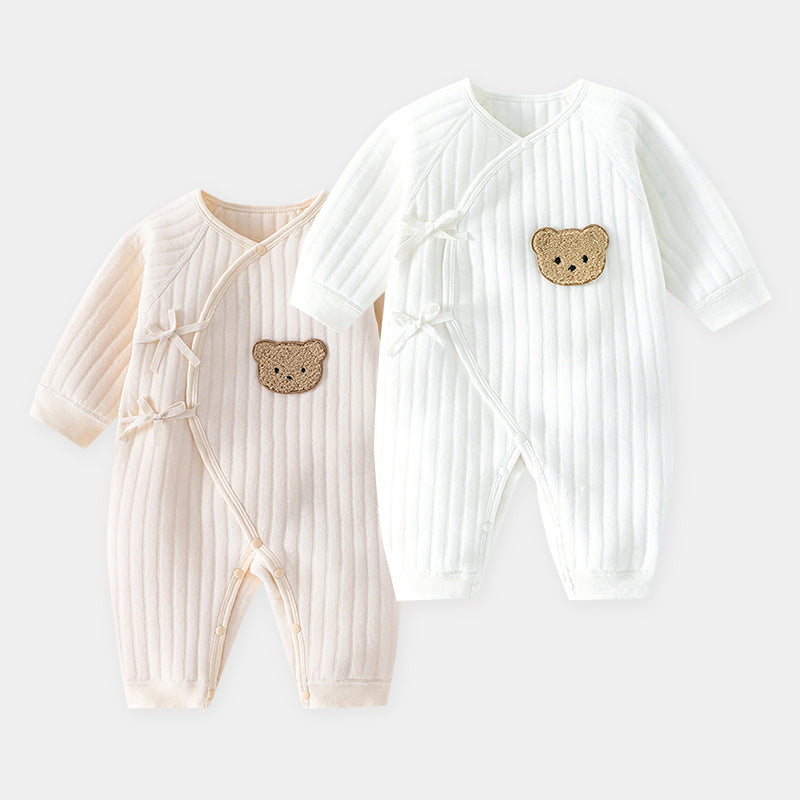 Bear Baby Onesie - Cotton Toddler Rompers