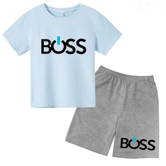 BOSS Kids' Summer T-shirt & Shorts Set