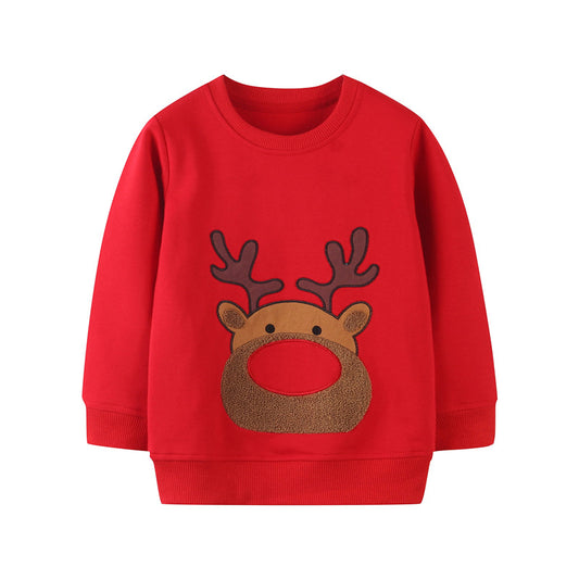 A Reindeer Christmas Sweatshirts for Boys