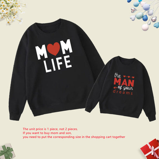 Matching Mother-Son Basketball Sweatshirts - Mommy & Me Set