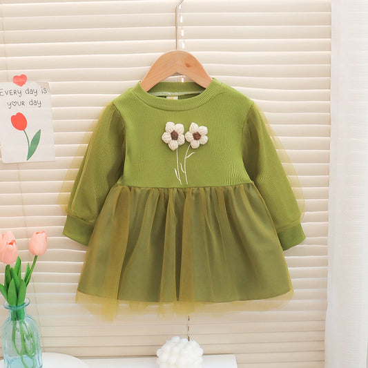 Cute New Year Dress for Newborn Baby Girls