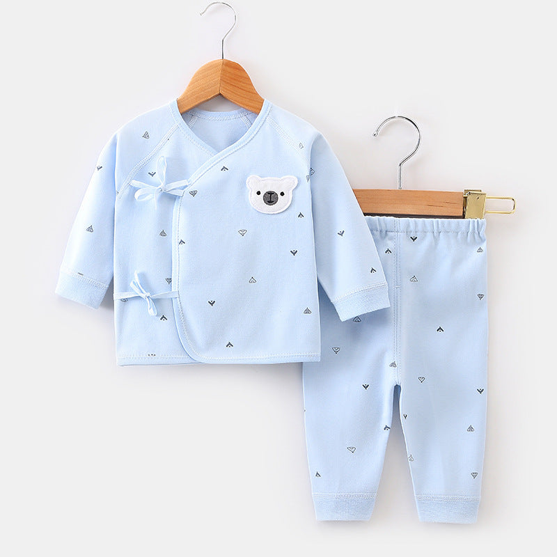 100% Cotton Newborn Pajama Sets - Autumn Wear