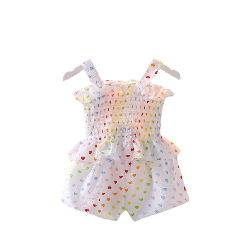 Girls' Fashion Halter Beach Suits